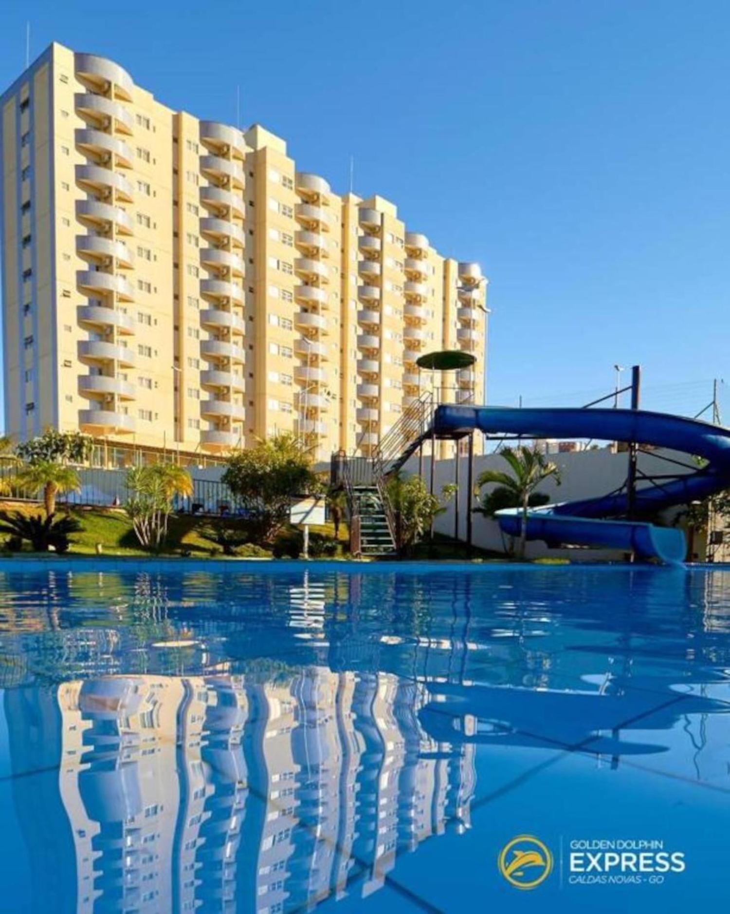 Caldas Novas, Golden Dolphin Grand Hotel, Quarto Sala Cozinha Aconchegante, Ap 361 Exterior photo